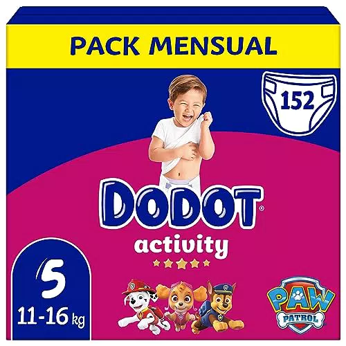 Dodot Pañales Bebé Activity Talla 5, 152 Pañales