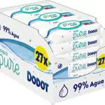 Dodot Toallitas Aqua Pure para Bebé, 99% Agua, 1.296 Toallitas Bebé