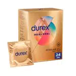 Durex Preservativos Real Feel, Sensación Piel con Piel