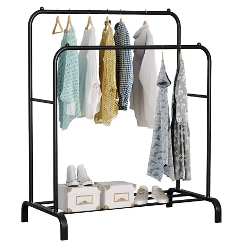 edihome, Burro Ropa, Perchero Colgador de Ropa, Doble