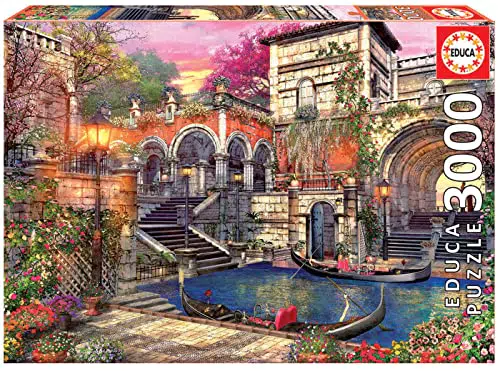 Educa Romance en Venecia Puzzle, 3000 Piezas, Multicolor