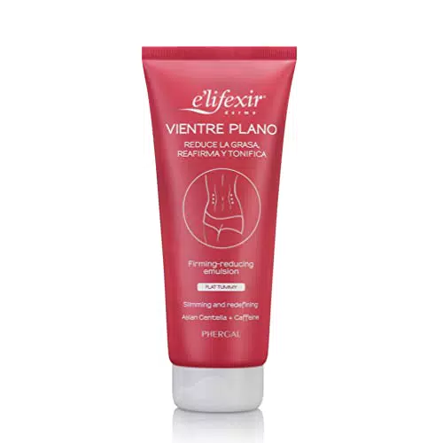 Elifexir Vientre Plano, Gel Reductor Abdomen, Crema Quemagrasas Reductora y Reafirmante Potente