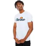 Ellesse SL Prado T-Shirt Camiseta, Hombre, White, XL