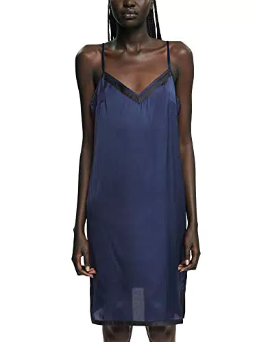 ESPRIT Satin Colour Block Cve Chemise Química, Gris