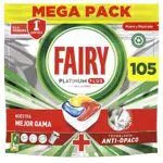 Fairy Platinum Plus Todo en Uno Pastillas Lavavajillas