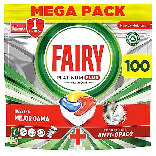 Fairy Platinum Plus Todo en Uno Pastillas Lavavajillas