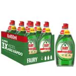 Fairy Ultra Poder Original Líquido Lavavajillas 6x450ML Fórmula Efectiva Que Deja Los Platos Relucientes