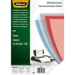 Fellowes Portadas para encuadernar de PVC transparente