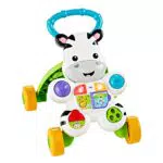Fisher-Price Cebra parlanchina primeros pasos, correpasillos bebé +6 meses