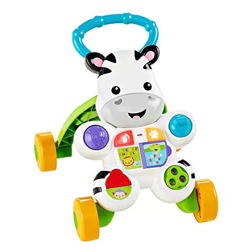 Fisher-Price Cebra parlanchina primeros pasos, correpasillos bebé +6 meses