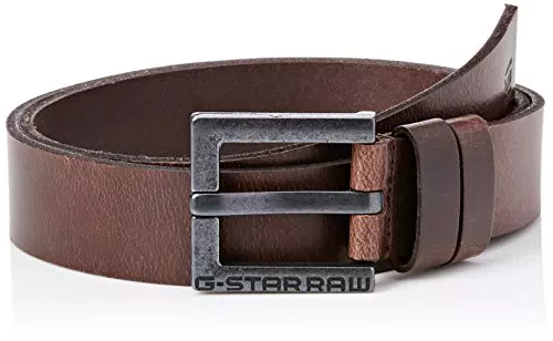 G-STAR RAW Duko Belt Cinturón, Marrón, 95 Hombre