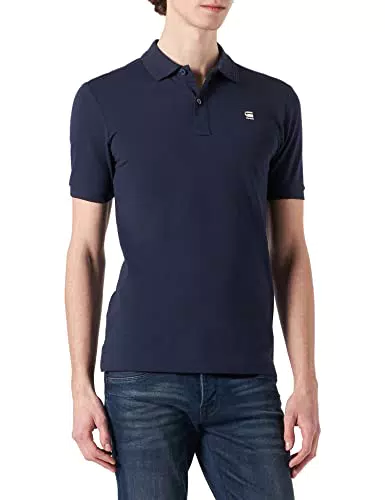 G-STAR RAW Dunda Slim Polo, Polos para Hombre, Azul