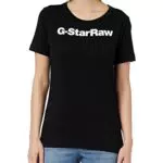 G-Star RAW GS Graphic Slim Top, Tops para Mujer, Negro