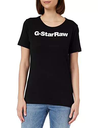 G-Star RAW GS Graphic Slim Top, Tops para Mujer, Negro