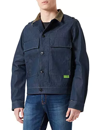 G-Star RAW Utility Flap Pocket Jacke PM, Chaquetas para Hombre