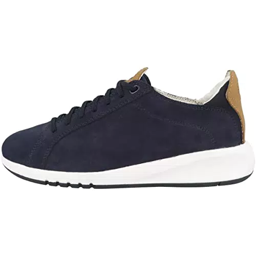 Geox D Aerantis, Zapatillas Mujer, Camel Azul Marino