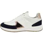 Geox D Bulmya, Zapatillas Mujer, Optic White Navy