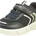Geox J Aril Boy A, Sneakers Niños, Multicolor Navy Silver