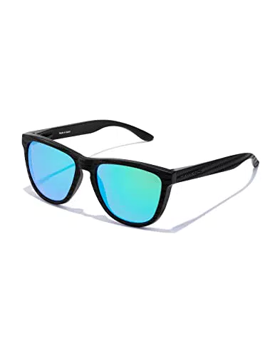 HAWKERS Carbon One Gafas de sol Unisex adulto RAW Carbono / Esmeralda Polarizado