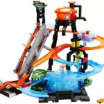 Hot Wheels Cocodrilo Destructor, pista de coches de juguete
