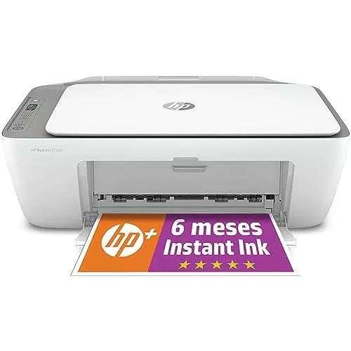 HP DeskJet 2720e - Impresora Multifunción, 6 meses de impresión Instant Ink con HP+