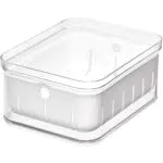 iDesign Caja organizadora para frutas y verduras, caja de plástico libre de BPA