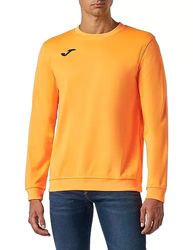 Joma Cairo Sudadera, Hombre, Naranja flúor, M