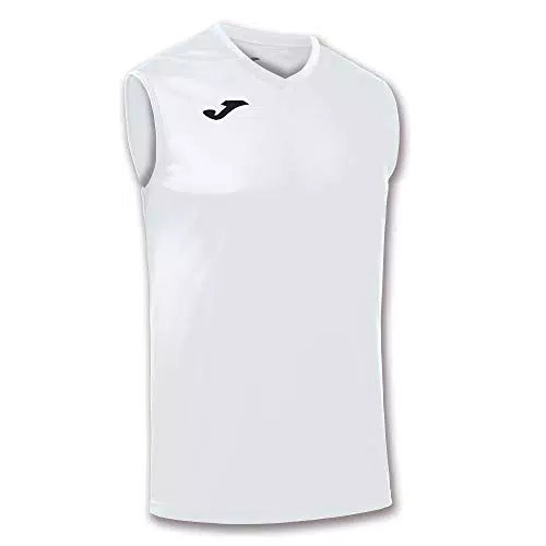 Joma, Camiseta combi para hombre, Blanco/200, L