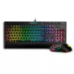 Krom KALYOS - NXKROMKLYSSP - Combo Gaming Teclado + Raton - Teclado membrada RGB retroiluminado