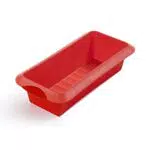 Lékué - Molde de silicona Rectangular, Rojo, 24cm