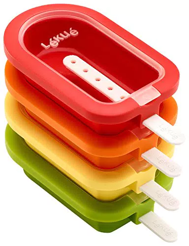 Lékué Polo apilable mini 10, 5 cm, 4 Unidades, Surtido multicolor