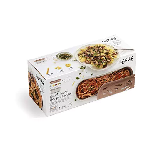 Lékué Recipiente Quick Pasta, Polipropileno, Capacidad 1