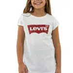 Levi's Lvg ss batwing tee Niñas Blanco/Rojo 16 años