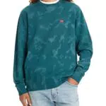 Levi's New Original Crew, Sudadera, Hombre, Solar Dye Atlantic Deep