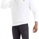 Levi's New Original Crew, Sudadera para Hombre, White