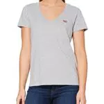 Levi's Perfect V-Neck Camiseta Mujer, Starstruck Heather Grey