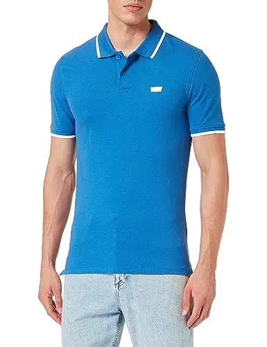 Levi's Slim Housemark Polo, Camisa, Hombre, Deja Vu Blue