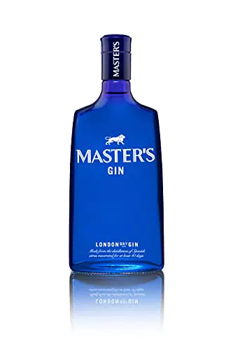 Master's Gin, Ginebra London Dry de 5 botánicos, Botella 700 ml