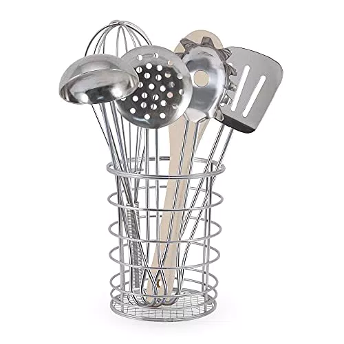 Melissa & Doug- Let's Play House Stir & Serve Utensilios Cocina de Juguete