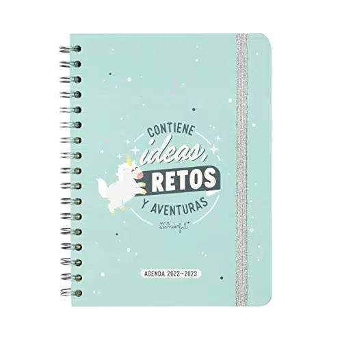Mr. Wonderful Agenda clásica 2022-2023 Semanal - Contiene ideas
