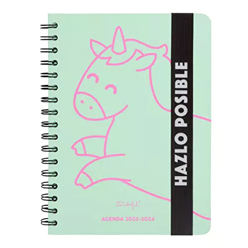 Mr. Wonderful, Agenda Teen pequeña 2023-2024 Semanal Mint