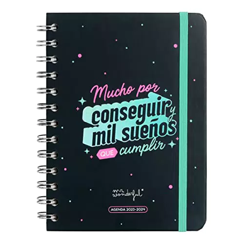 Mr. Wonderful, Agenda Wonder pequeña 2023-2024 Semanal