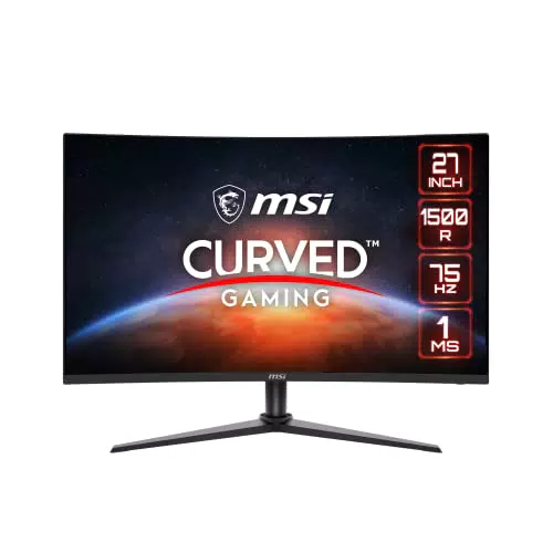 MSI G274CV Monitor Curvo Gaming de 27" FHD 75Hz, Curvatura 1500R