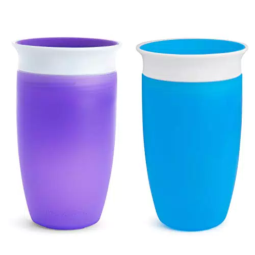 Munchkin Miracle 360 - Vaso antiderrames, azul/morado