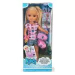 Nancy - Roller Shoes, muñeca Rubia con Zapatillas de Ruedas