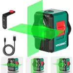 Nivel Láser Verde 45M, HYCHIKA USB Carga, Láser Autonivelante