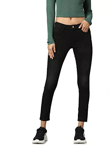 ONLY Onldaisy Reg Push Up SK ANK DEST PIM Box Jeans