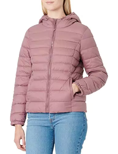 ONLY ONLTAHOE Hood Jacket OTW Noos Chaqueta, Rose Brown