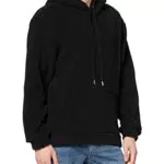 Only & Sons Onsremy Reg Teddy Sudadera con Capucha, Negro