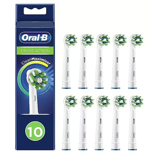 Oral-B CrossAction Cabezal De Recambio, Pack De 10 Unidades